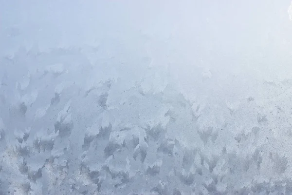 Frostiges Muster Winterfenster — Stockfoto