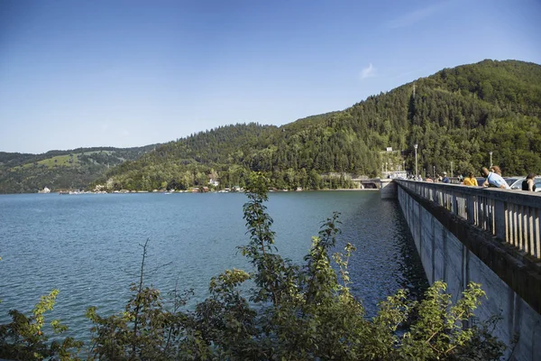 Bicaz Neamt Roemenië Augustus 2018 Een Weergave Van Bicaz Dam — Stockfoto