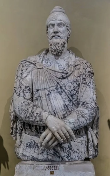 Рим Италия Декабря 2019 Года Статуя Музее Ватикана Риме Италия — стоковое фото