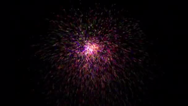 Fogos Artifício Elementos Animação Set Resolução Ultra — Vídeo de Stock