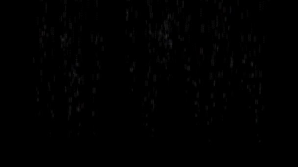 Animation 3D de bulles se déplaçant et flottant sur un fond noir