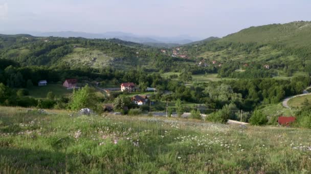 Krásné Krajinné Panorama Ponoare Mehedinti Romania — Stock video