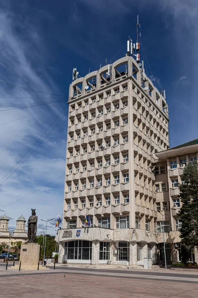 Targoviste Rumania Septiembre 2020 Edificio Del Consejo Del Condado Dambovita — Foto de Stock