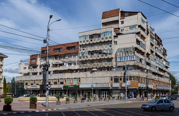 Targoviste Rumunia Wrzesień 2020 Budynki Centrum Miasta Dniu Września 2020 — Zdjęcie stockowe