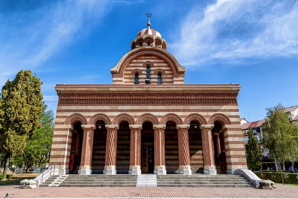 Targoviste Roemenië September 2020 Metropolitane Kerk September 2020 Targoviste Roemenië — Stockfoto