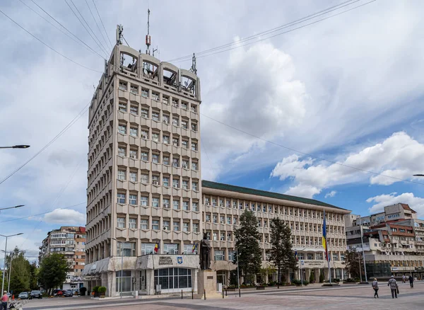 Targoviste Rumania Septiembre 2020 Ayuntamiento Dambovita Edificio Prefectura Septiembre 2020 —  Fotos de Stock