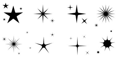 Farklı yanıp sönen yıldız şekilleri.. 