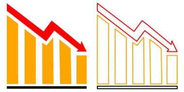 Yükselen ve alçalan grafik seliyor. 