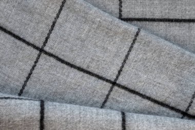 Büyük bir kafes içinde gri kumaş dokusuna Üstten Görünüm