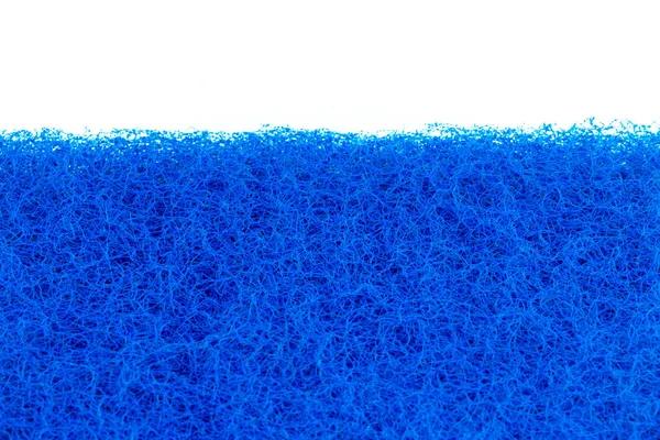 Abstract texture of the blue surface washcloths for washing dish — Stock Photo, Image