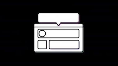 Video İçerik yönetimi. Web geliştirme, internet pazarlama, web tasarım kavramı. Video stop motion animasyon