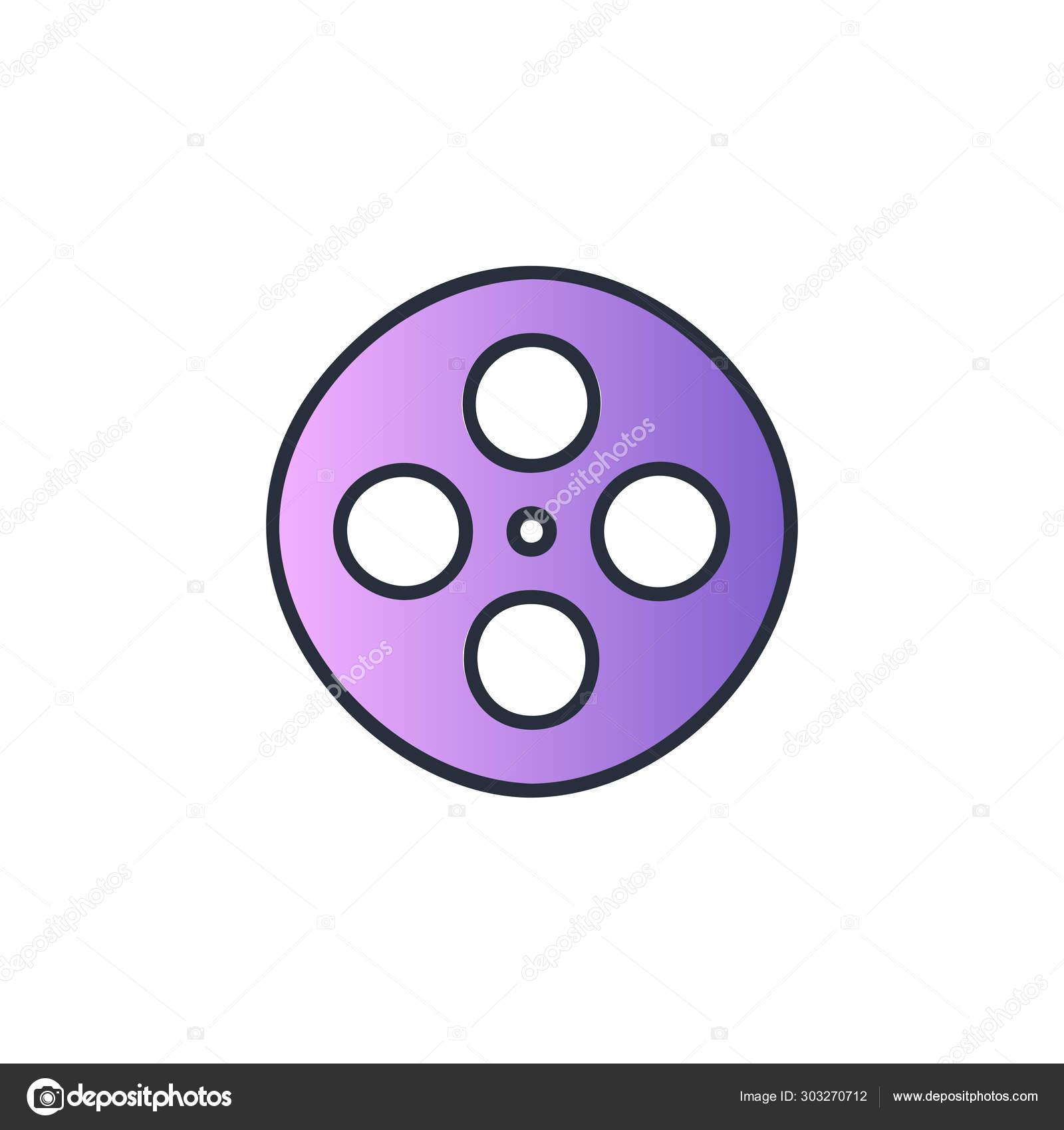 Get Video Movie Or Film Reel Simple Colorful Icon Isolated On White For Free Wallpaper Video Movie Or Film Reel Simple Colorful Icon Isolated On White Free