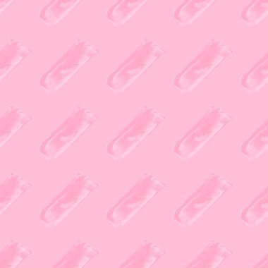 Akrilik fırça darbeleri pembe arka planda kusursuz desen dokusu oluşturur