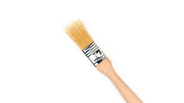 New paint brush on white background. Decorating tool — Stock Photo, Image