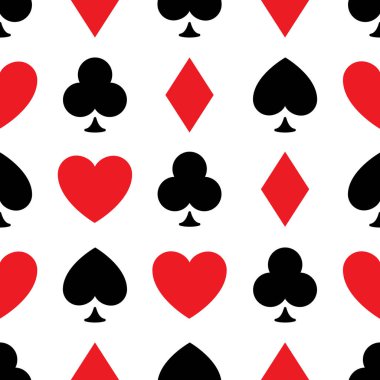 Poker takımlarının kusursuz bir geçmişi var - kalpler, kulüpler, spad