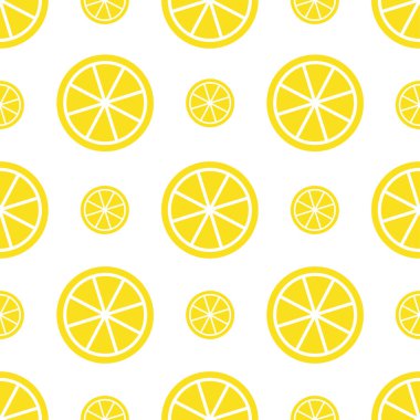 Dikensiz limon deseni. Parlak sarı meyve arkaplanı