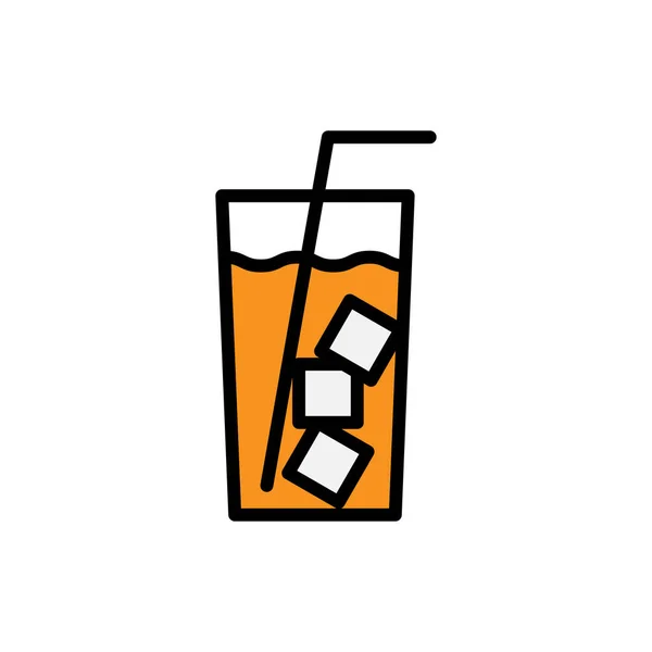 Verse Drank Limonade Glas Smoothie Dieet Drank Cocktail Vector Illustratie — Stockvector