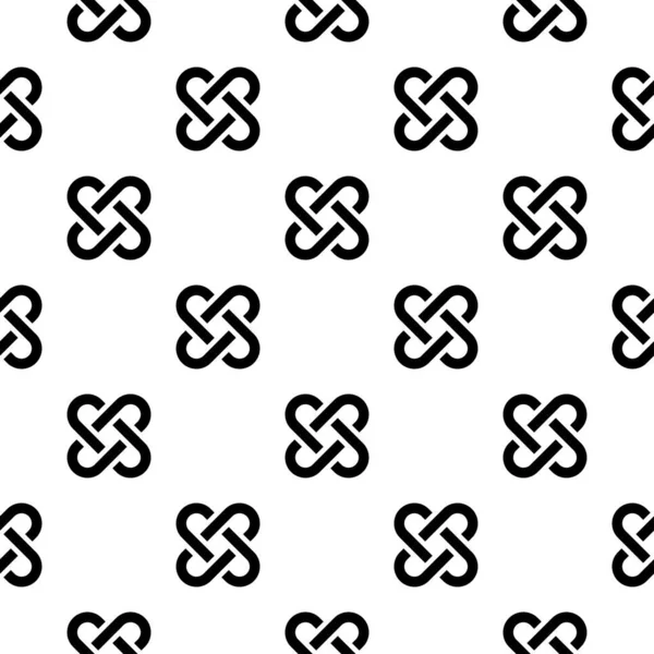 Geometrik desen. Kusursuz vektör arkaplanı. Siyah ve beyaz doku.