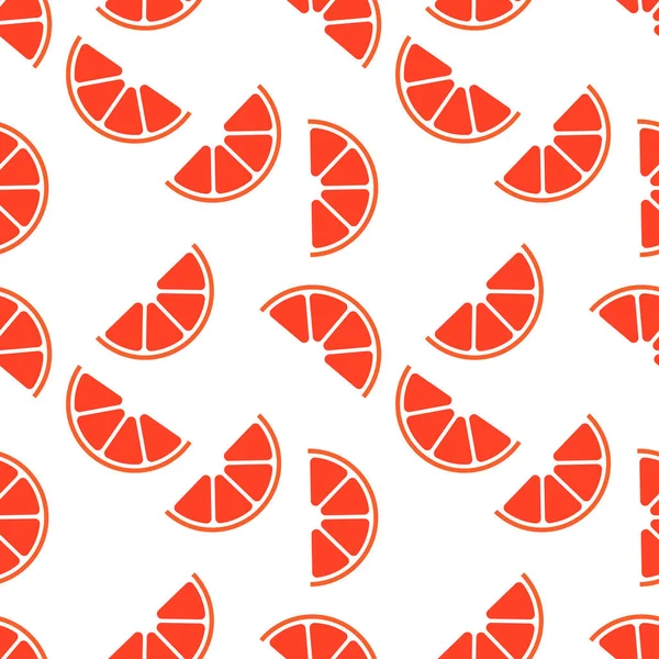 Nahtloses Muster Mit Grapefruit Perfekt Für Tapeten Musterfüllungen Webseiten Hintergründe — Stockvektor