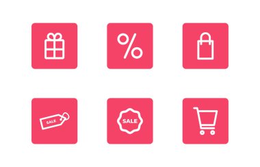 Kara Cuma 'nın simgesi. Beyaz arkaplanda izole edilmiş vektör piktogramları. Mobil uygulamalar ve web sitesi tasarımı için modaya uygun ana hatlar. Moda satırı biçiminde simge paketi