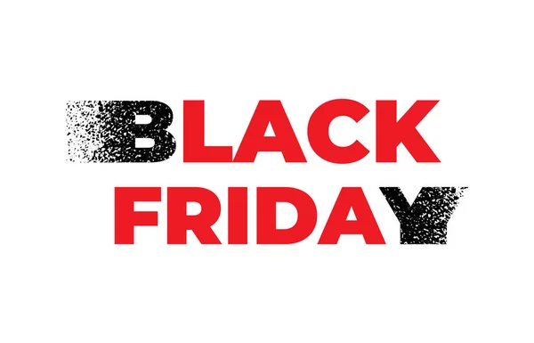 Plantilla Diseño Black Friday Sale Black Friday Banner Vectorial Con — Vector de stock