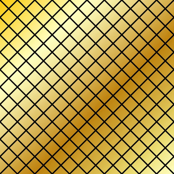 高档金黄色无缝几何图案 适合背景瓷砖质感等 — 图库矢量图片