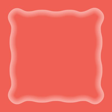 Işıl ışıl bir çerçeve. Modern grafik projeleri için içsel ışıltılı, asgari vektör trend tasarım öğesine sahip soyut minimal çerçeve.