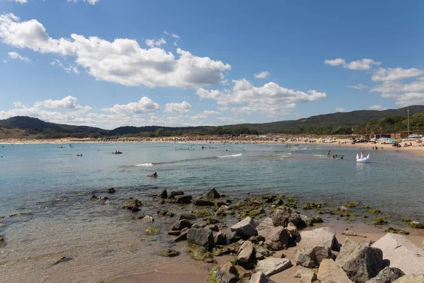 17 Temmuz 2021, Burgaz, Bulgaristan. Sozopol yakınlarındaki sahil.