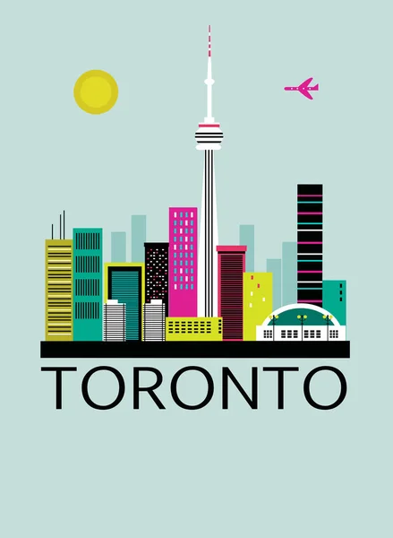 Торонто Канаде Вектор — стоковый вектор