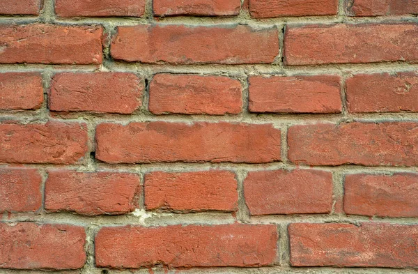 Textura Vieja Pared Ladrillos Rojos Como Fondo — Foto de Stock