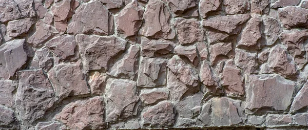 Arkadaki Taşlardan Eski Duvarın Dokusu — Stok fotoğraf