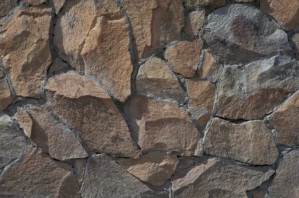 Die Textur Der Alten Mauer Aus Steinen Als Hintergrund — Stockfoto