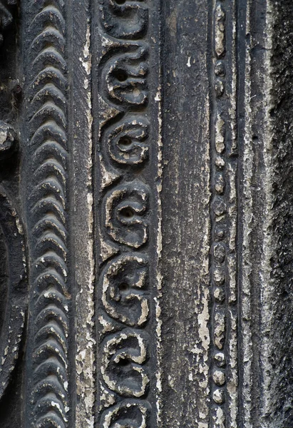 Ornamento Decorativo Sobre Piedra Del Antiguo Edificio — Foto de Stock