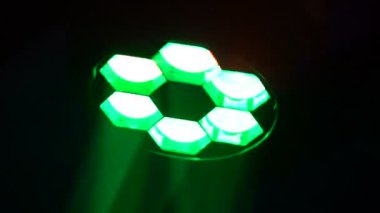 Strobe ışık aydınlatıcı dans pisti, gece kulübü ekipmanları, konser döndürme