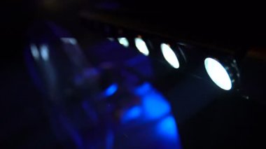 Yanıp sönen ve tavan Ekipmanları Aydınlatma sahne altında hareket sahne ışıkları