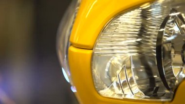 Modern araba Far closeup, Motosiklet parça, araç hız, ulaştırma sanayî