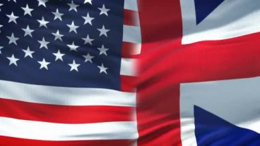 ABD ve İngiltere el sıkışma, Uluslararası dostluk bayrak arka plan