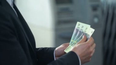 İş adam hazır mevduat Rus ruble olumlu faiz bankacılık hizmetleri