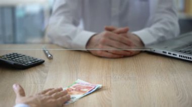 Banka işçi Döviz reddederek euro banknot, sahte para, yasadışı anlaşma