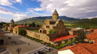Tbilisi, Georgia, gezi Turizm kuzeyinde Svetitskhoveli Katedrali