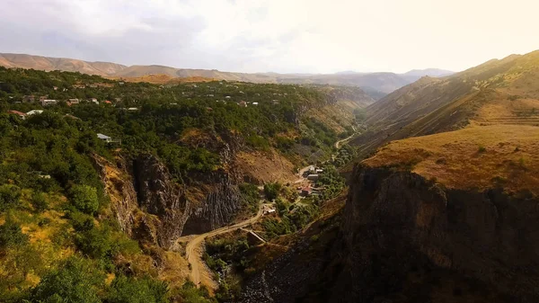 Dağ Vadisi Ermenistan Doğa Turizm Muhteşem Panoramik Manzarası — Stok fotoğraf
