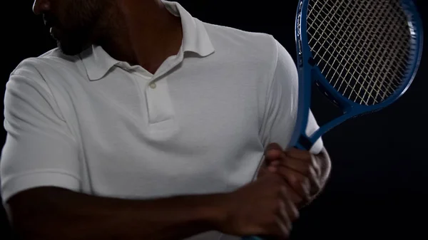 Turnuva Aktif Yaşam Tarzı Daha Önce Eğitim Erkeksi Tenisçi — Stok fotoğraf