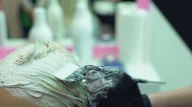 Kuaförler Berber Güzellik salonları, renkli gradyan, moda erkek saç boyama