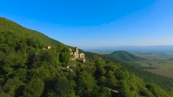 Kakheti Nekresi 修道院 历史建筑 格鲁吉亚的主要景点 — 图库视频影像