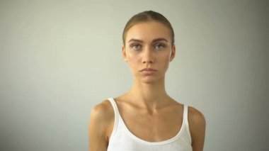 Değil sıska yeterince kadın hurma teyp-line, şiddetli diyet, anoreksiya ile yazılı