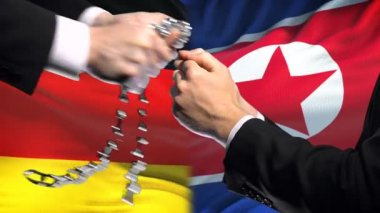 Almanya yaptırımlar Kuzey Kore, zincirleme kollar, siyasi veya ekonomik çatışma