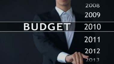 2018 bütçe, işadamı sanal ekran, yıllık mali rapor dosyasını seçer.