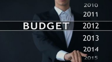 2020 bütçe, işadamı sanal ekran, yıllık mali rapor dosyasını seçer.