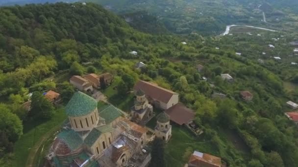 Starożytnej Katedrze Bagrati Kutaisi Zapierające Dech Piersiach Widok Gruzińskiej Landmark — Wideo stockowe