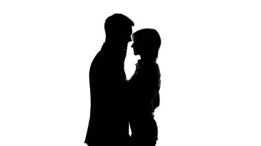 Kadın yönetmen gölge şefkatle ona bağımlı çalışan, office Romantik Öpüşme